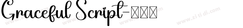 Graceful Script字体转换